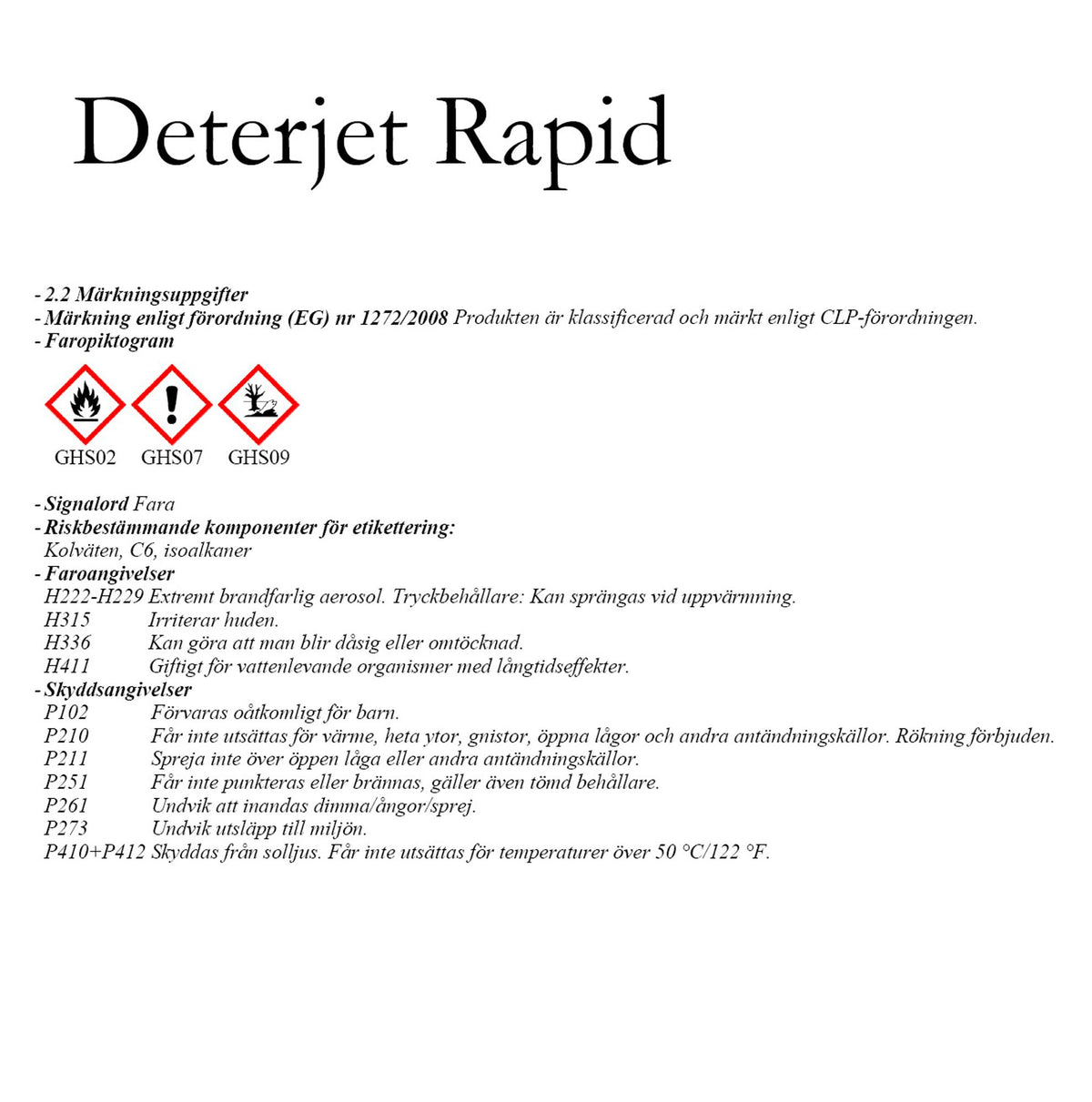 Mafra Deterjet snabbspray 500 ml