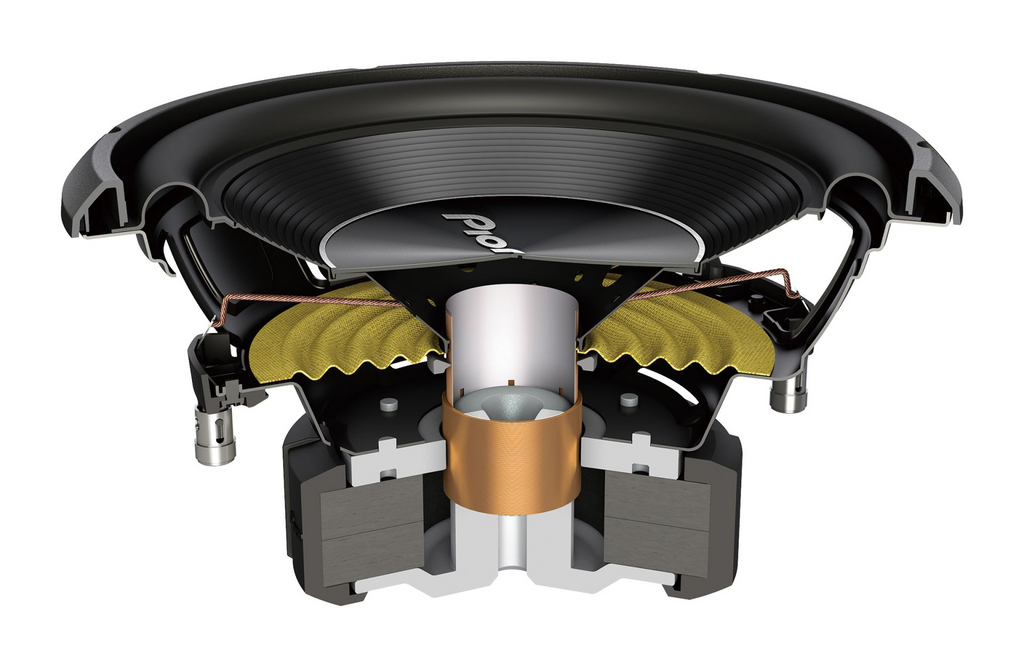 Pioneer TS-A250D4, 25 cm bas, dubbla talspolar, 4 ohm, 400 W RMS
