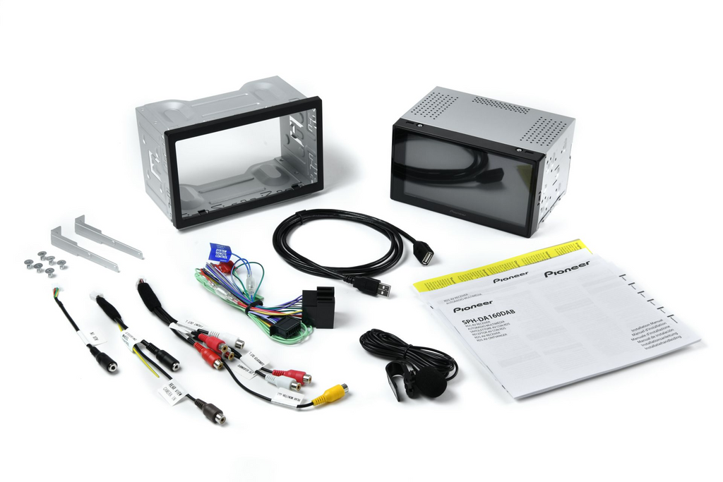 Pioneer SPH-DA160DAB, Bilstereo med Bluetooth, DAB, CarPlay och Android Auto