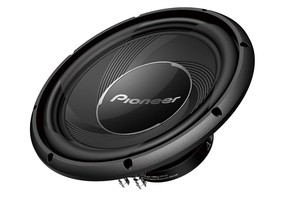 Pioneer TS-A30S4, 12-tums subwoofer, A-serien, enkel talspole, 4 ohm