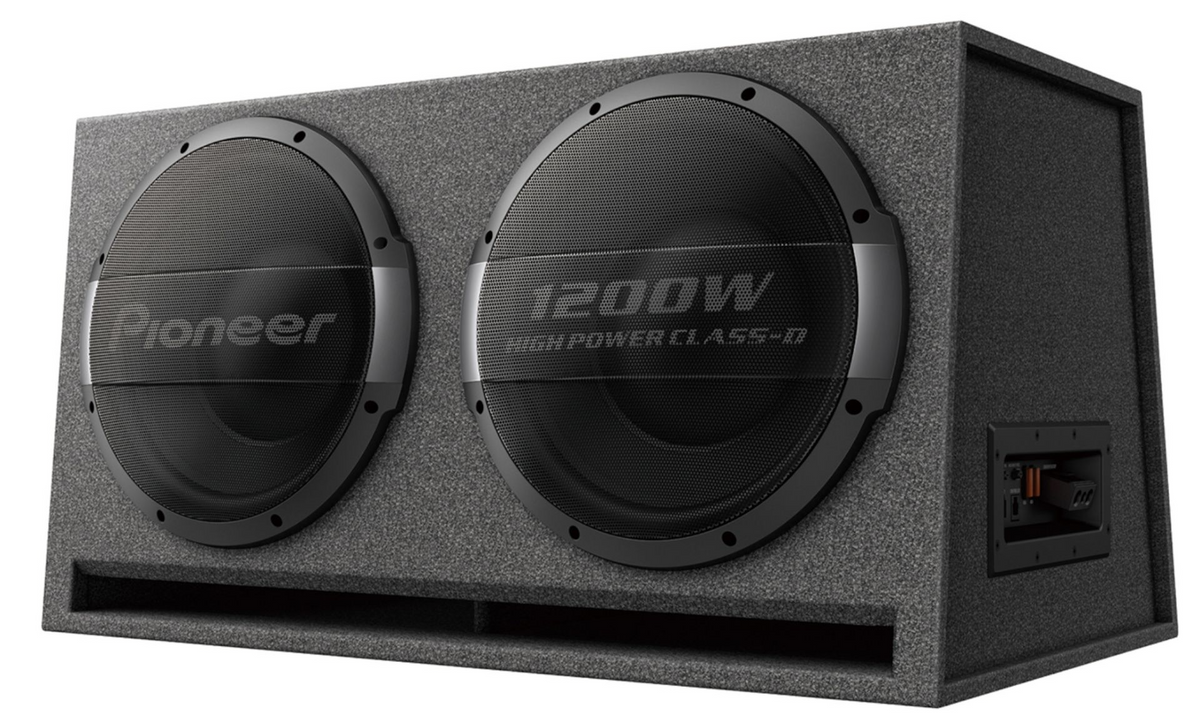 Pioneer TS-WX1220AH, PWD SWF 12-tums med dubbla enheter, portad