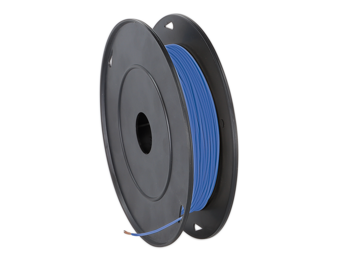 ACV FLRY strömkabel 0,75 mm² blå, 100 m