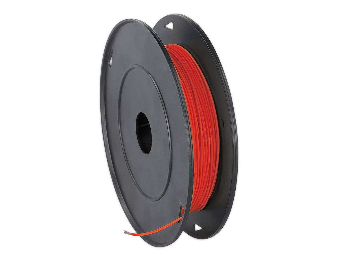 ACV FLRY strömkabel 0,75 mm² röd, 100 m