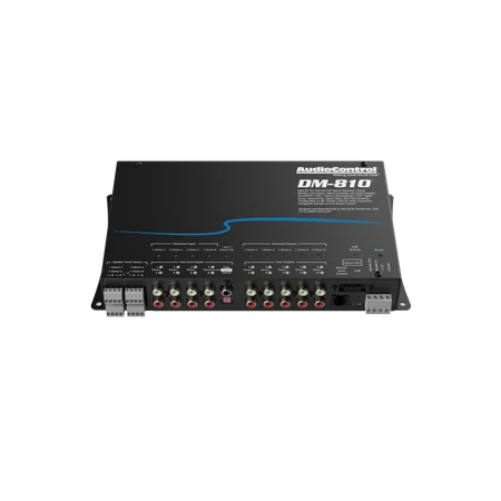 AudioControl DM-810, 8×10 Matrix DSP med EQ, AccuBASS, delningsfilter och signalfördröjning