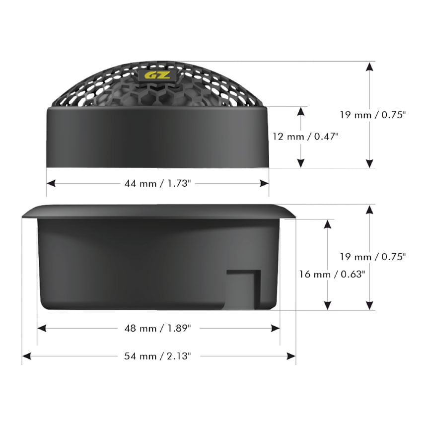 Ground Zero GZCT 25M – 25 mm Mylar-diskanter