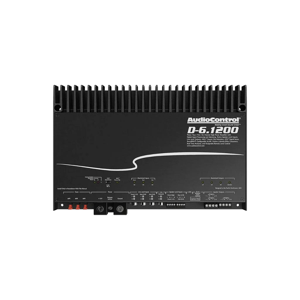 AudioControl D-6.1200, 6-kanals DSP-slutsteg med Matrix