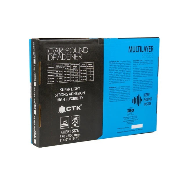 CTK Multimat Pro ljudisolering 5,5 mm 370 × 500 mm