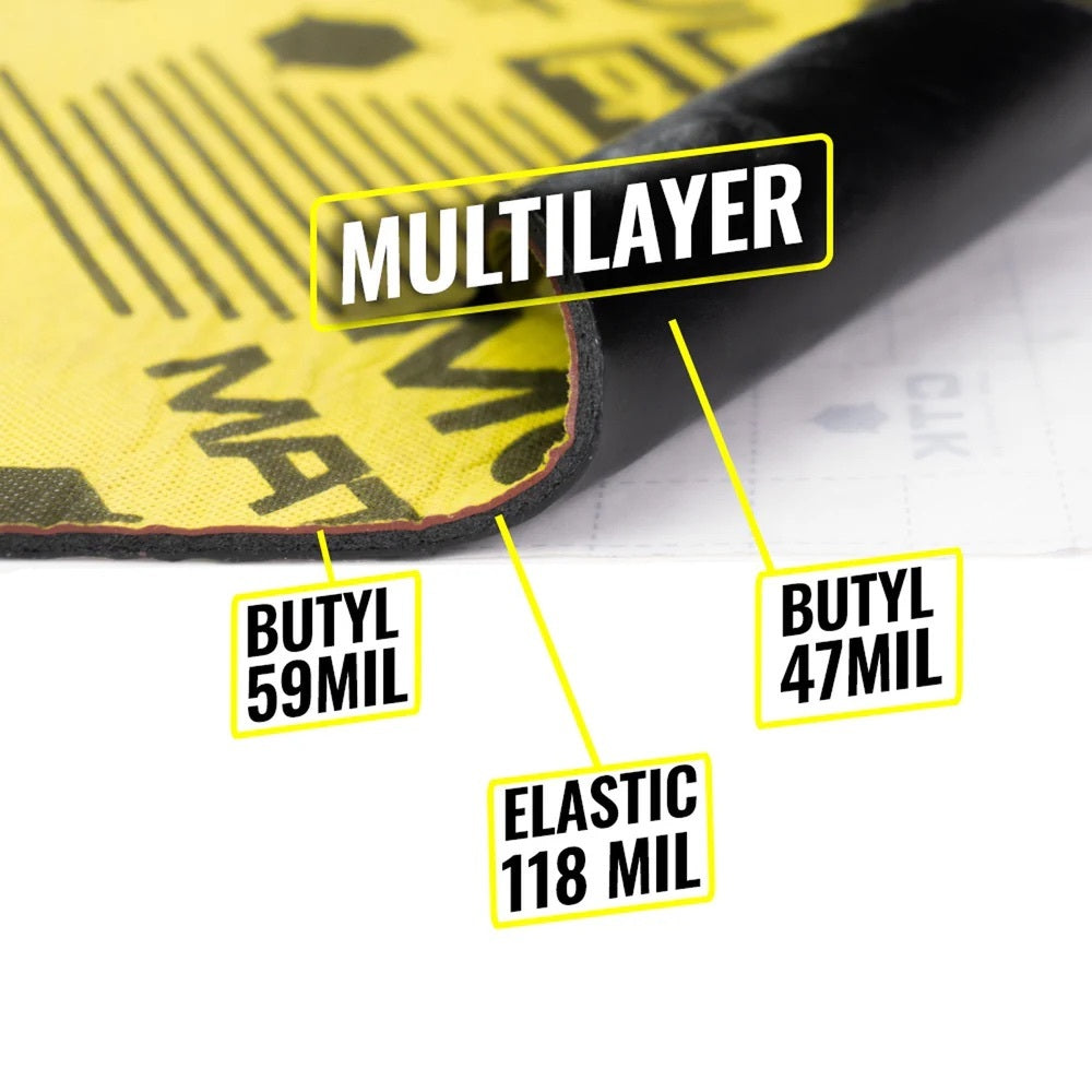 CTK Multimat Pro ljudisolering 5,5 mm 370 × 500 mm