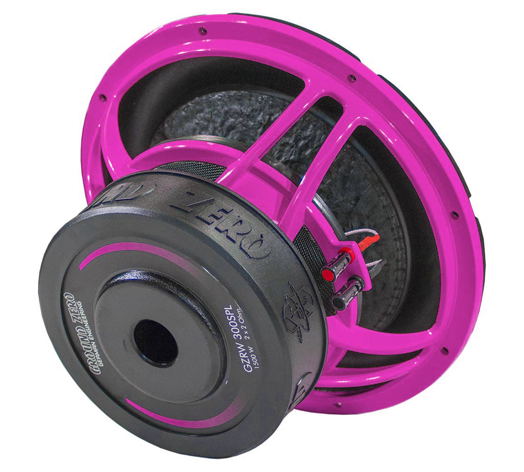 Ground Zero GZRW 300SPL rosa 12-tums baselement