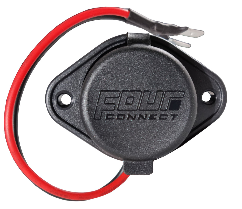 FOUR Connect 4-600163 vattentätt 12/24 V USB-uttag